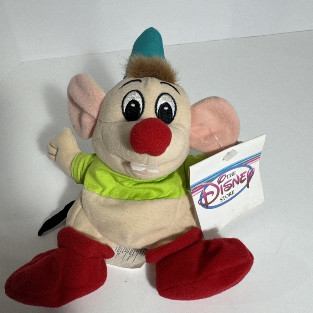 DISNEY CINDERELLA GUS GUS MOUSE BEAN BAG PLUSH‎ 5.5" TOY
